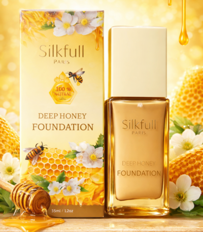 SilkFull Paris 100% Natural Deep Honey Foundation