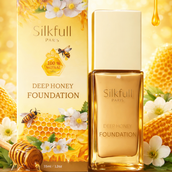 SilkFull Paris 100% Natural Deep Honey Foundation