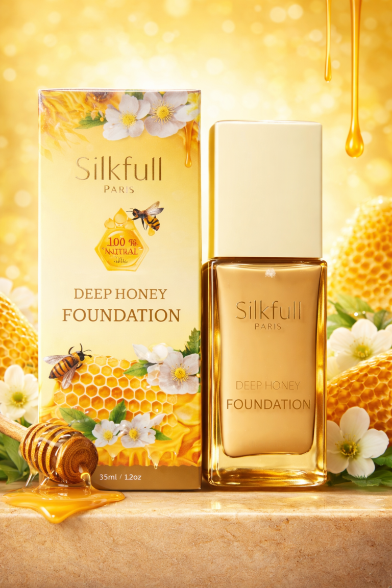 SilkFull Paris 100% Natural Deep Honey Foundation