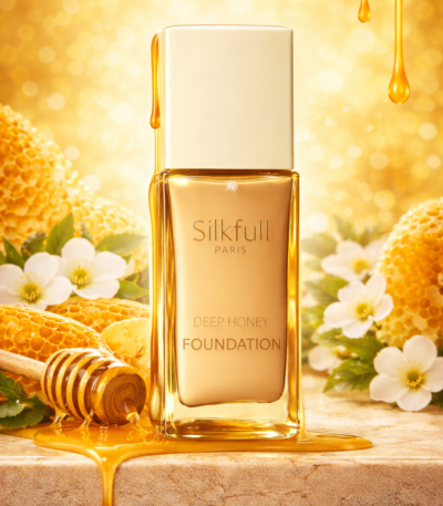 SilkFull Paris 100% Natural Deep Honey Foundation