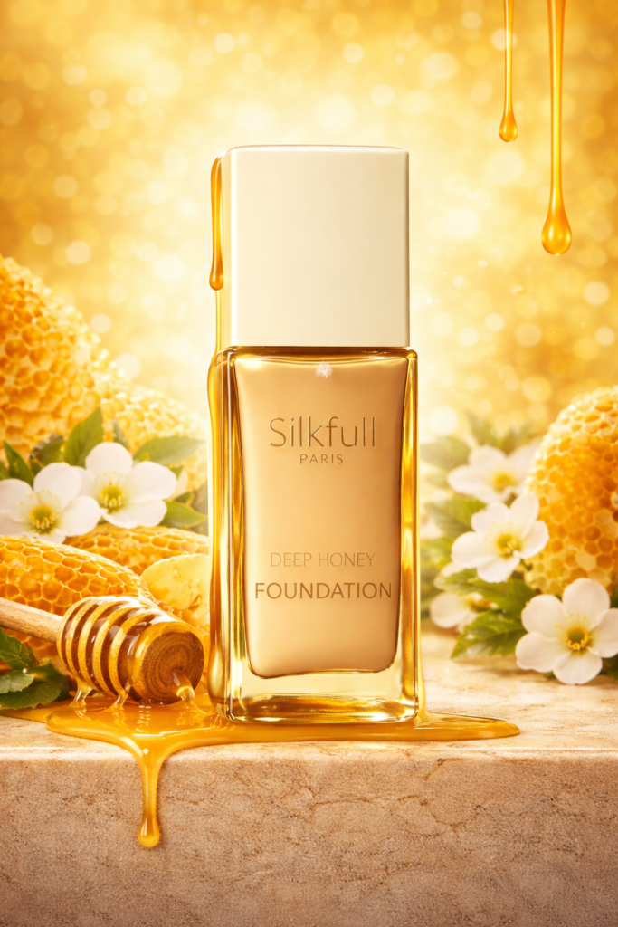 SilkFull Paris 100% Natural Deep Honey Foundation